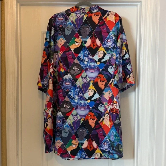 Mens Disney Villains Button Shirt 4XL - Picture 3 of 3